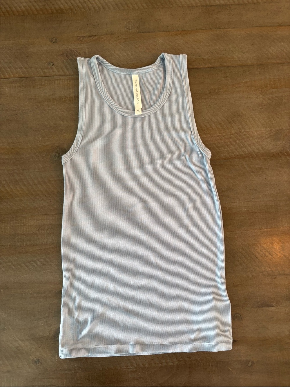 Aritzia The Group by Babaton Ribbed Tank Top Blue XS